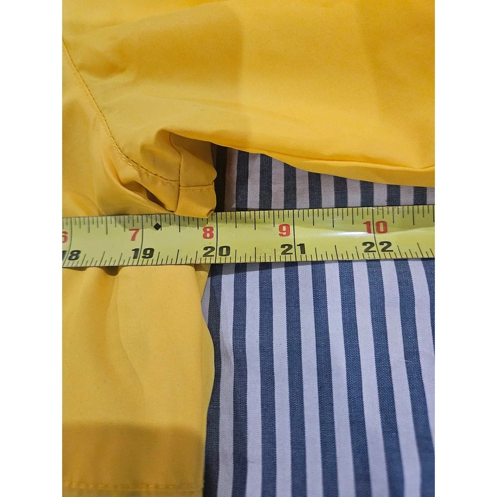 Magellan Outdoors Youth XL (Fits Women's S/M) Yellow Full Zip Hooded Windbreaker